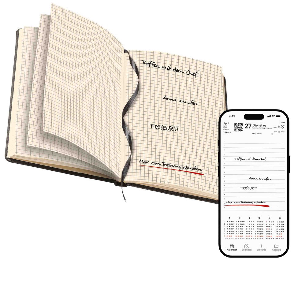 Notizbuch und eNote App